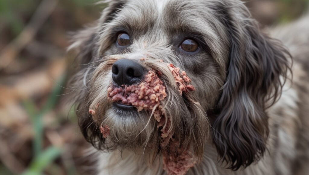 what mange looks like on a dog